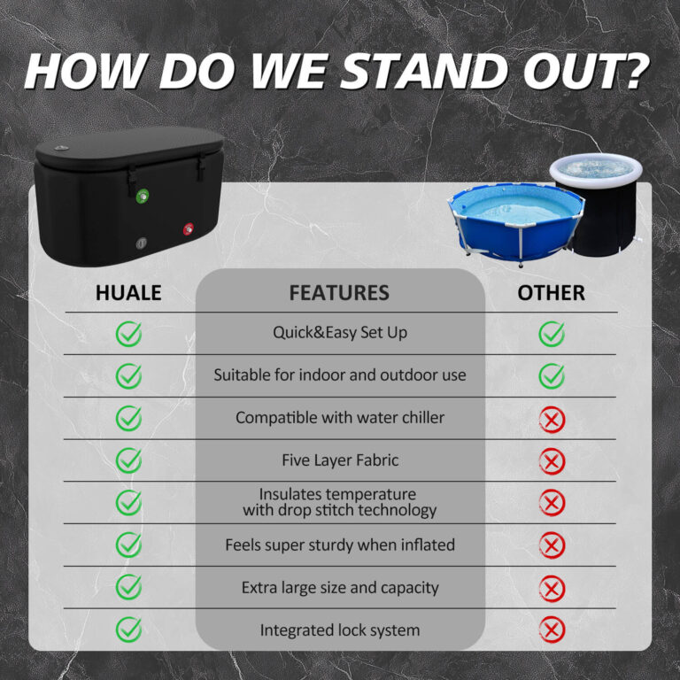 oval type inflatable ice bath tub for gym fitness recovery