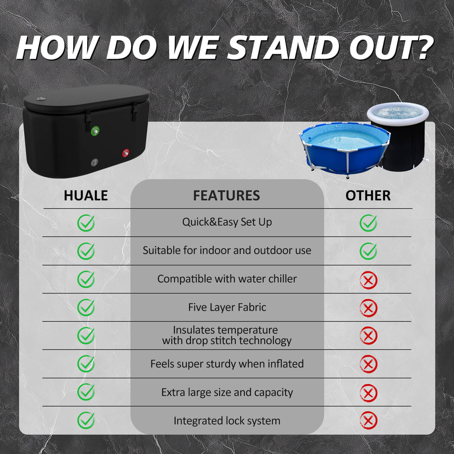 oval type inflatable ice bath tub for gym fitness recovery