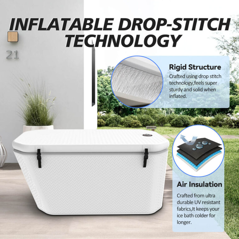 slanted side type custom cold plunge bath tub