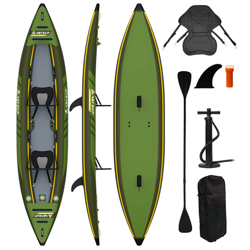 best 2 person inflatable kayak for adventure | tandem & portable