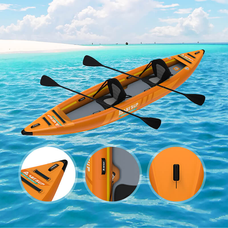 best 2 person inflatable kayak for adventure | tandem & portable