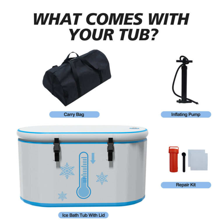 oval type inflatable ice bath tub for gym fitness recovery (copy)