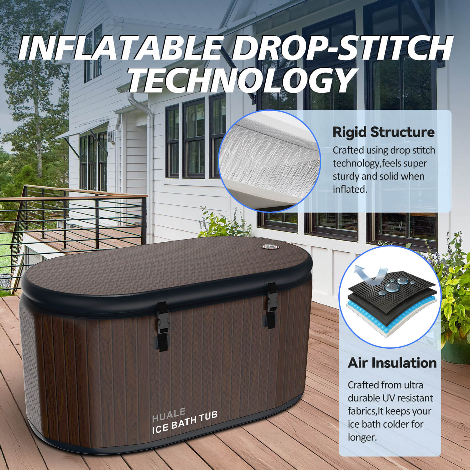 oval type inflatable ice bath tub for gym fitness recovery (copy)