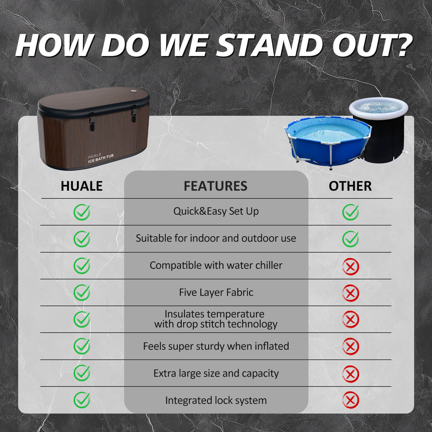 oval type inflatable ice bath tub for gym fitness recovery (copy)