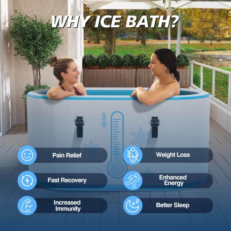 oval type inflatable ice bath tub for gym fitness recovery (copy)