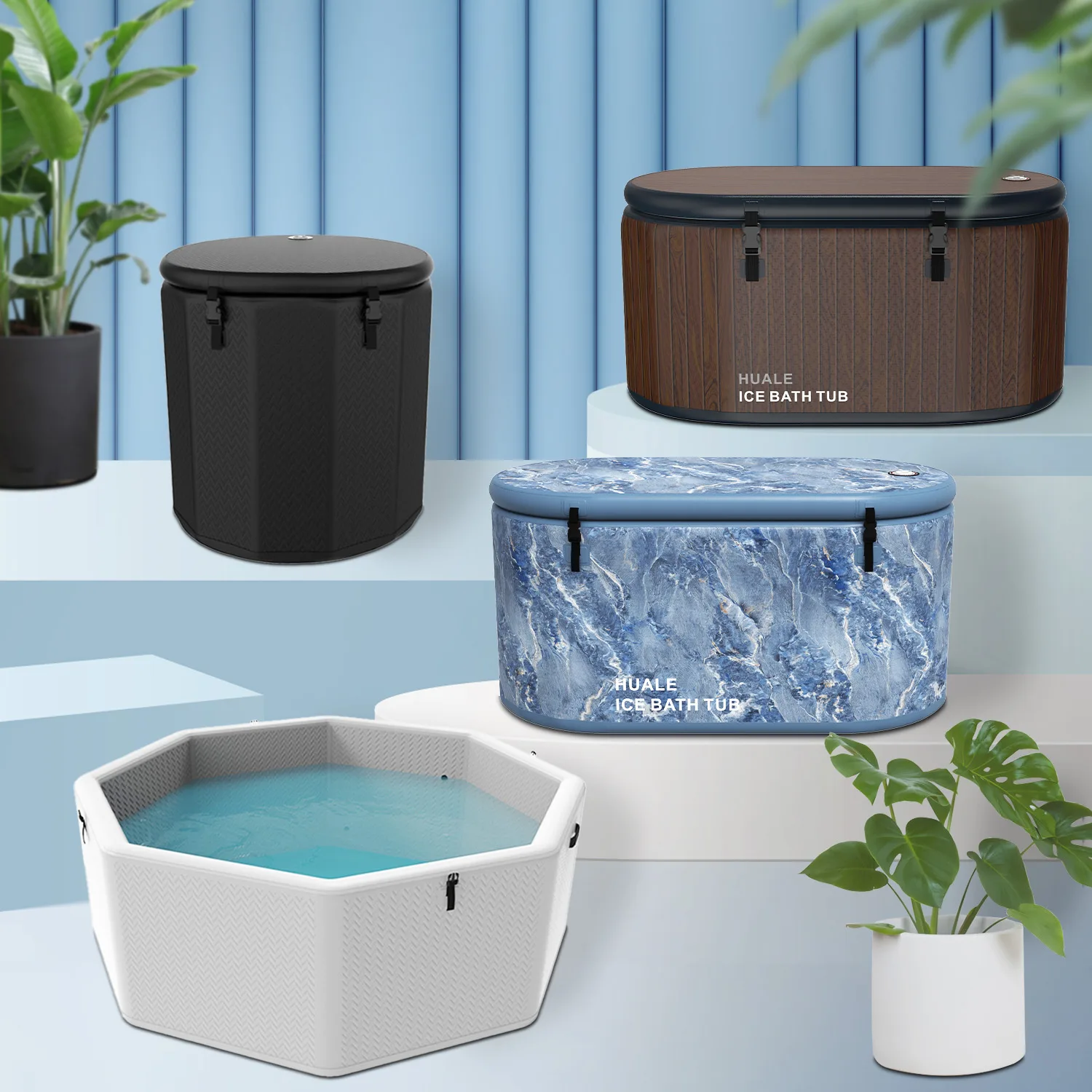 vasche da bagno di ghiaccio