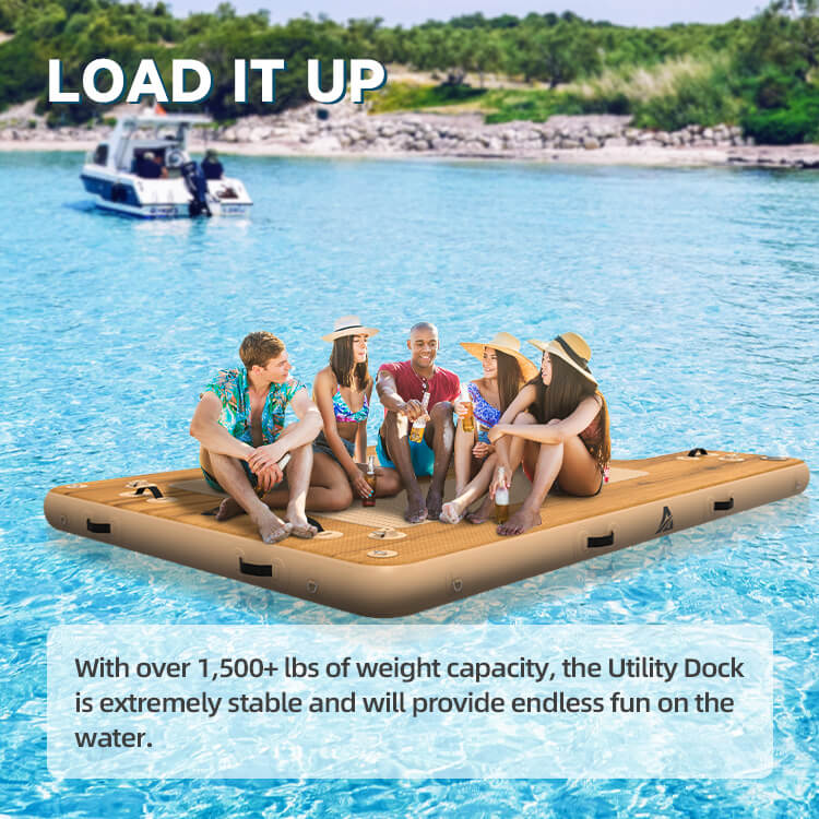 inflatable dock with water ramp | oem platform manufacturer