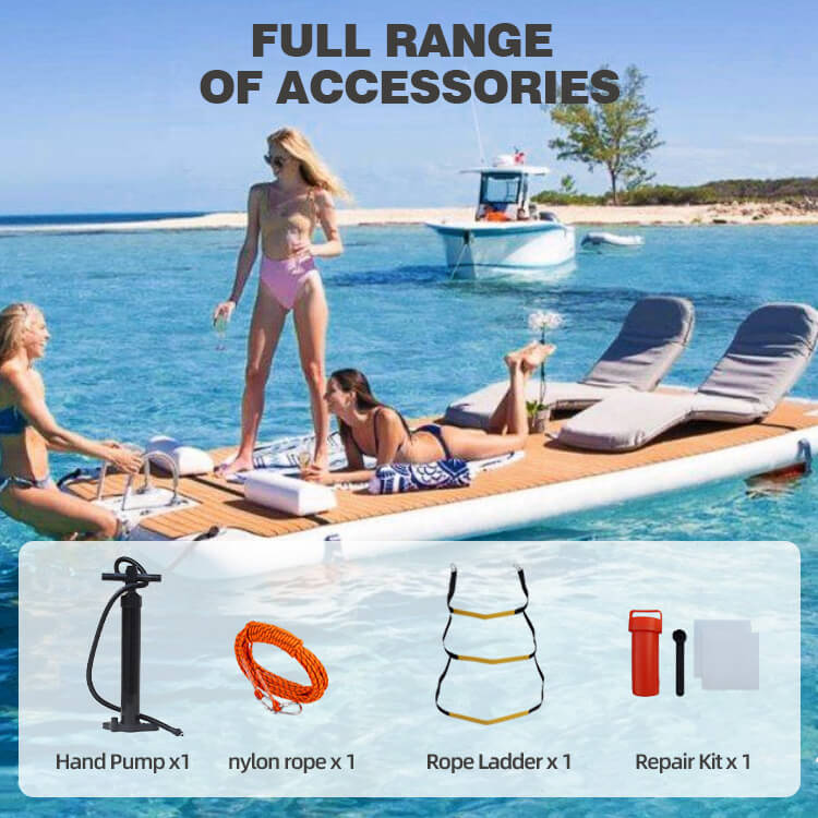 inflatable dock swim platforms for water