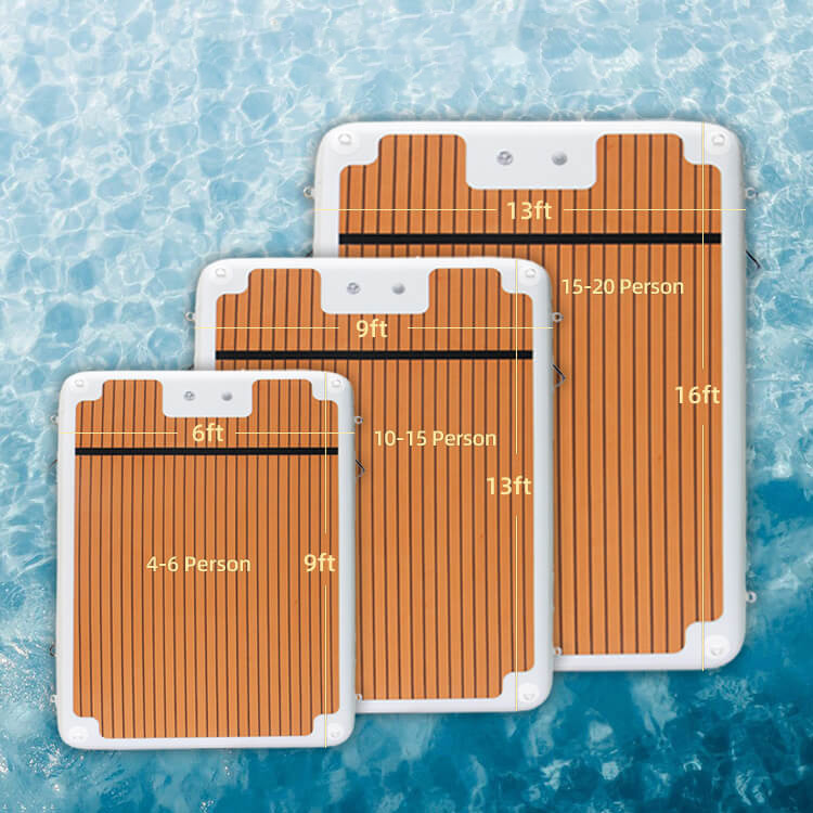 inflatable dock swim platforms for water