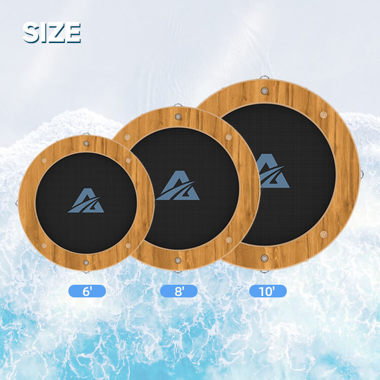 commercial grade inflatable water lounger & dock hammock