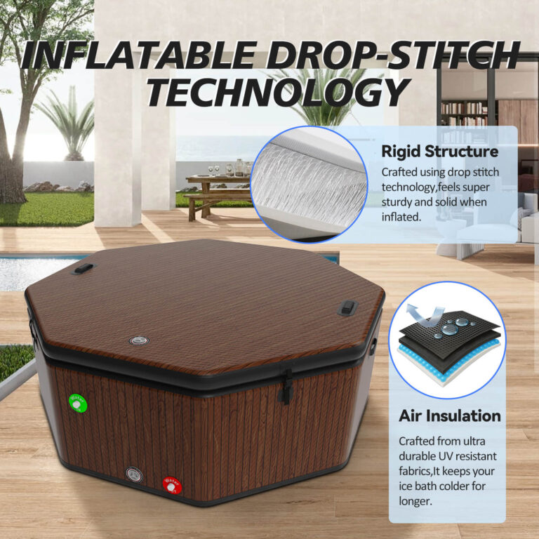 octagonal inflatable ice bath tub premium cold plunge for wholesale & oem