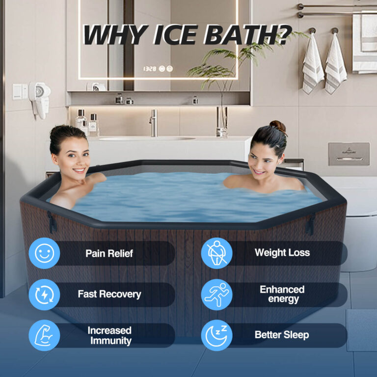 octagonal inflatable ice bath tub premium cold plunge for wholesale & oem