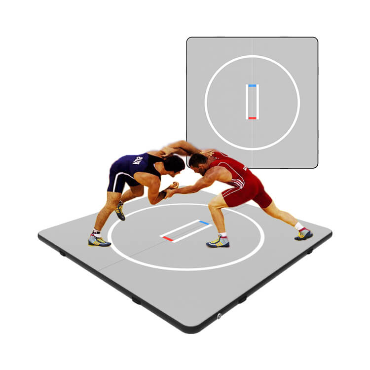 13 ft inflatable wrestling mat for bjj, mma, martial arts, boxing, grappling and judo