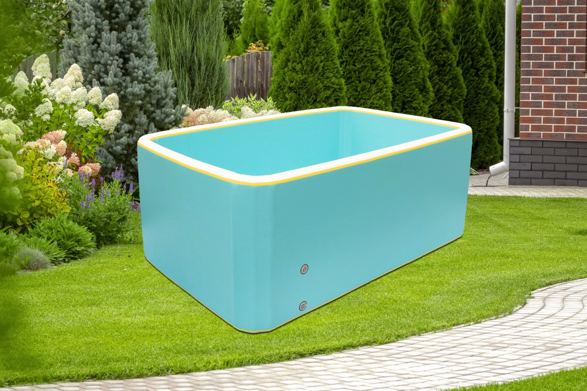 Oblong Inflatable Rectangular Drop Stitch Pool Manufacturer | Oblong Inflatable Pool