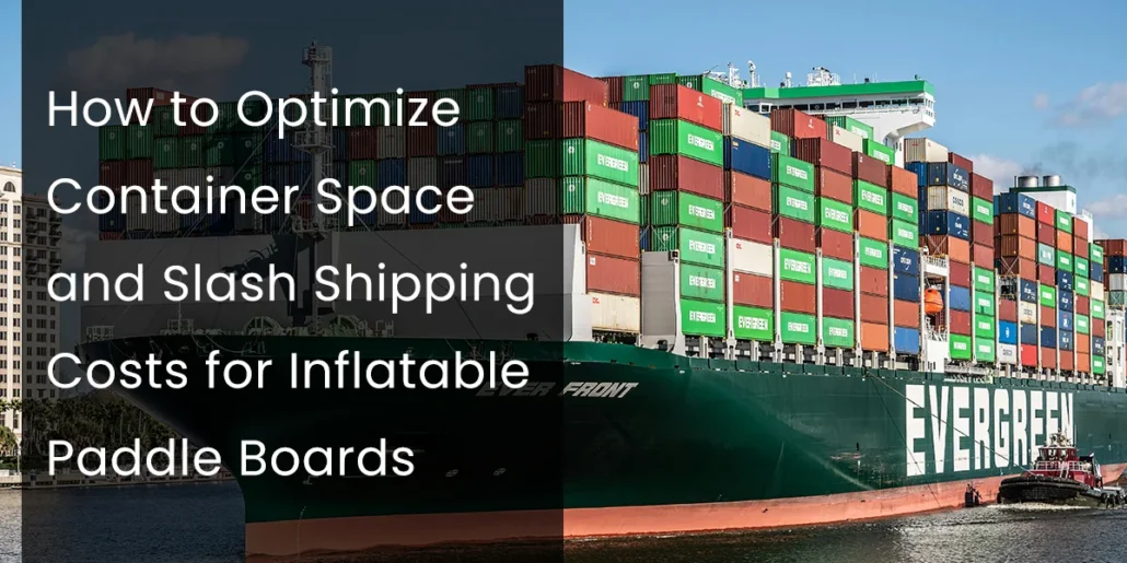 Large cargo ship carrying multicolored shipping containers, marked 'Evergreen', near a waterfront cityscape.